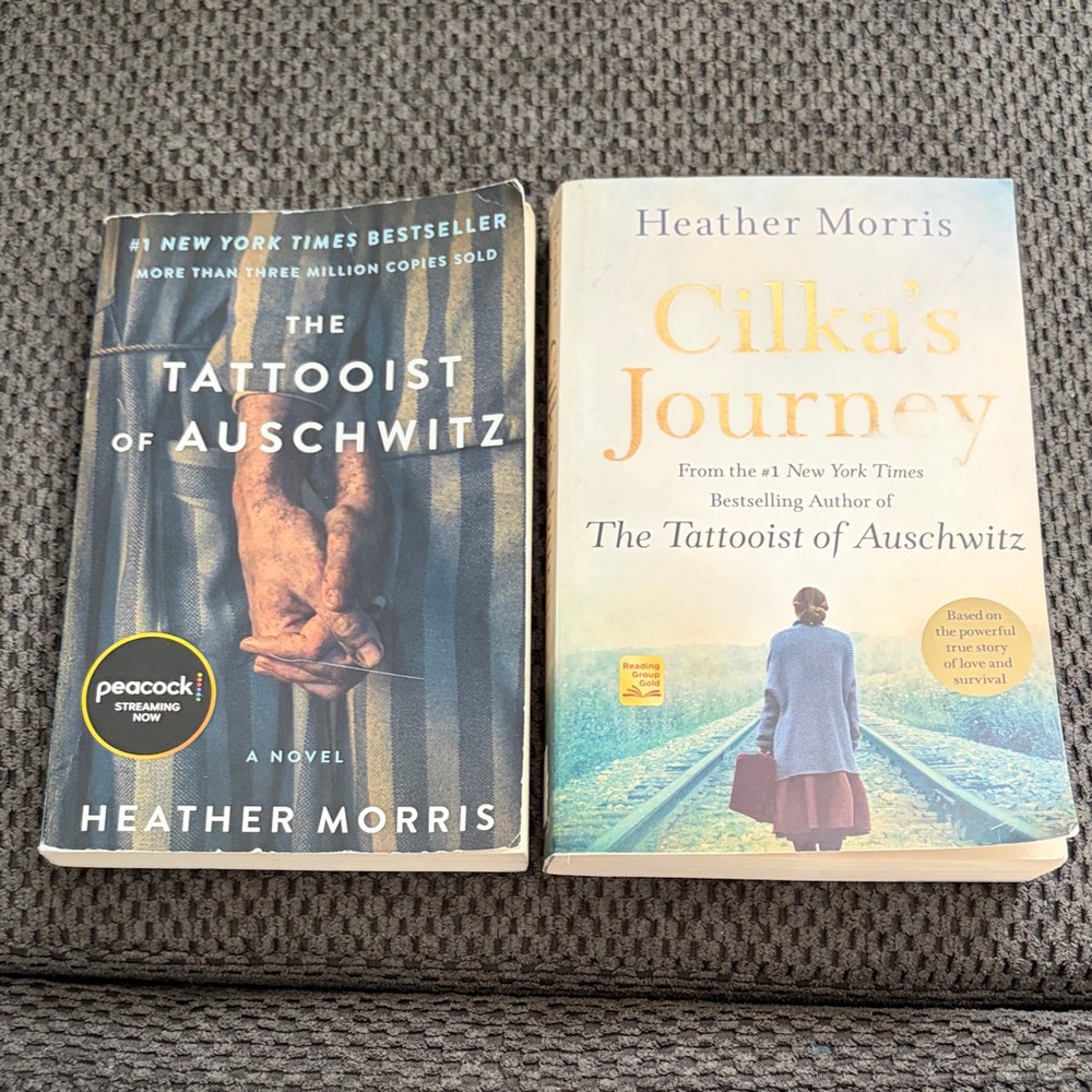 The Tattooist of Auschwitz and Cilka's Journey Books